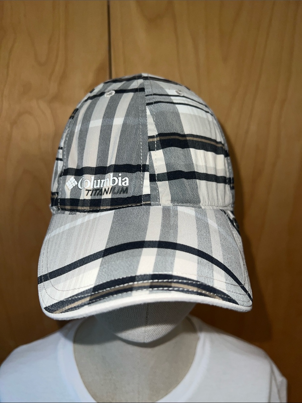Columbia Titanium Plaid Baseball Cap